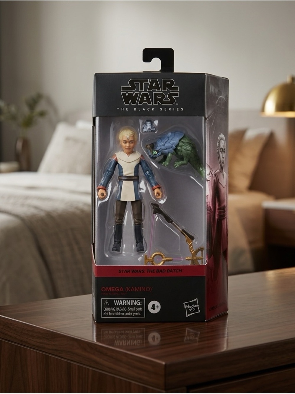 Hasbro Star Wars The Black Series Omega (Kamino) Action Figure - White & Blue